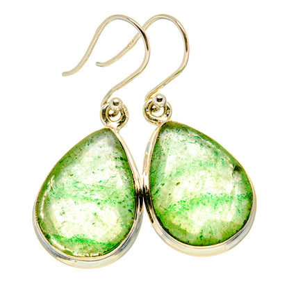 Green Aventurine Earrings handcrafted by Ana Silver Co - EARR415980
