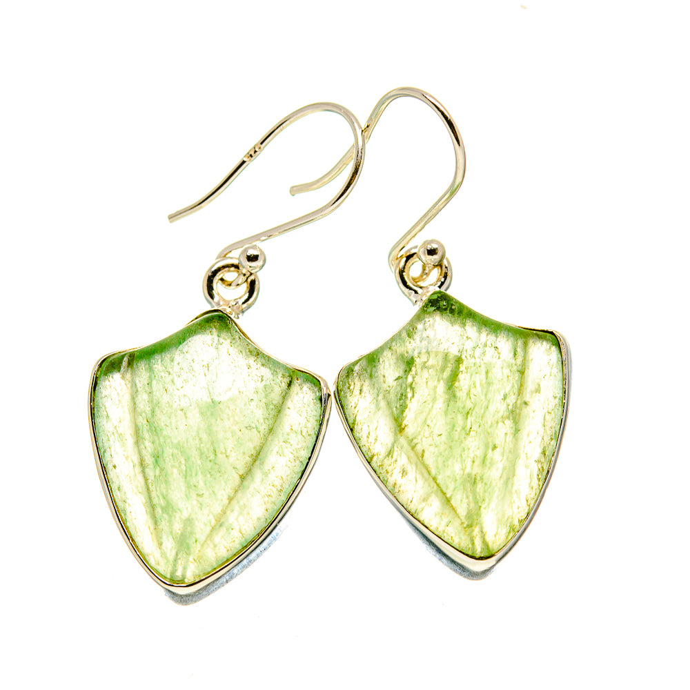 Prehnite Earrings handcrafted by Ana Silver Co - EARR415987