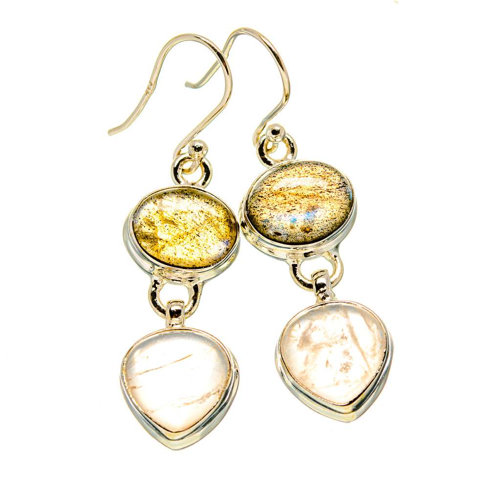 Labradorite Earrings handcrafted by Ana Silver Co - EARR416003