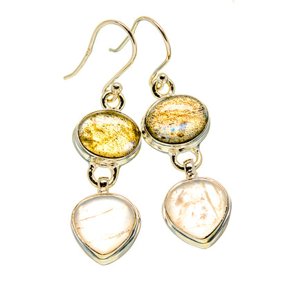 Labradorite Earrings handcrafted by Ana Silver Co - EARR416003