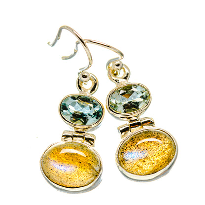 Labradorite Earrings handcrafted by Ana Silver Co - EARR416008