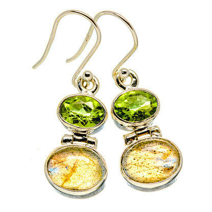 Labradorite Earrings handcrafted by Ana Silver Co - EARR416023