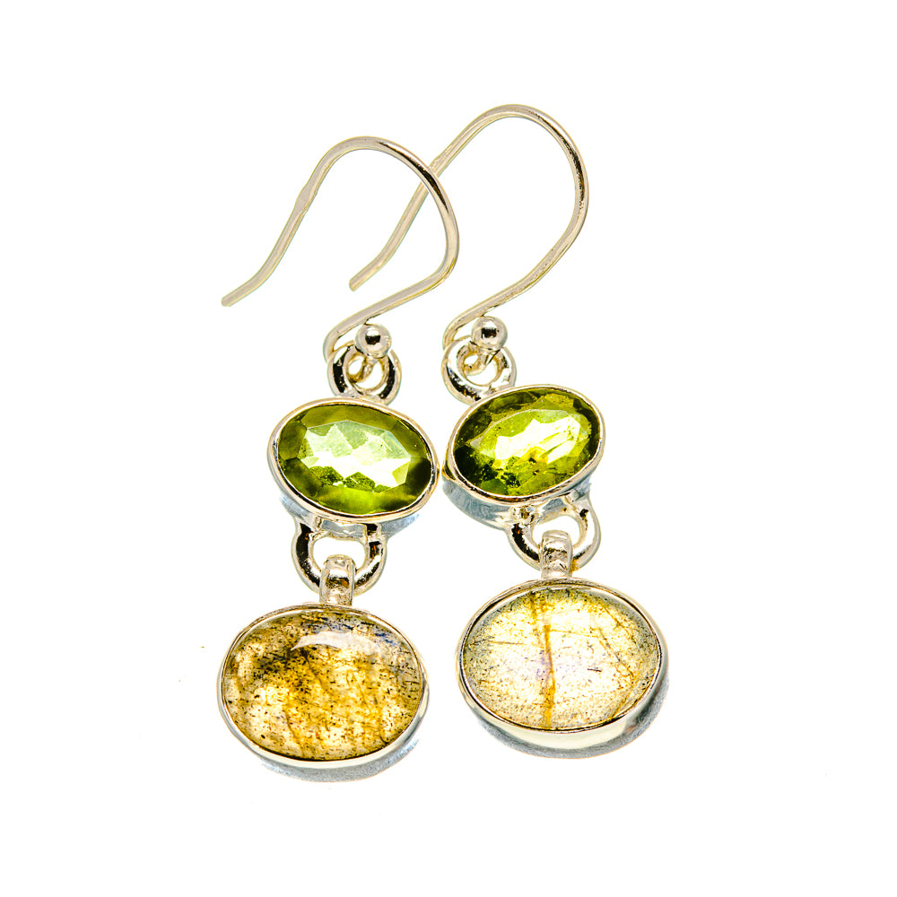 Labradorite Earrings handcrafted by Ana Silver Co - EARR416029