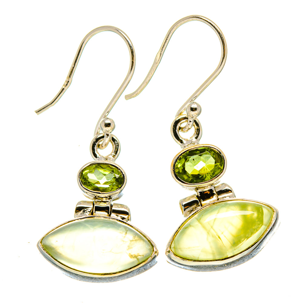 Prehnite Earrings handcrafted by Ana Silver Co - EARR416032