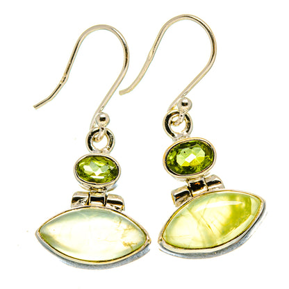Prehnite Earrings handcrafted by Ana Silver Co - EARR416032