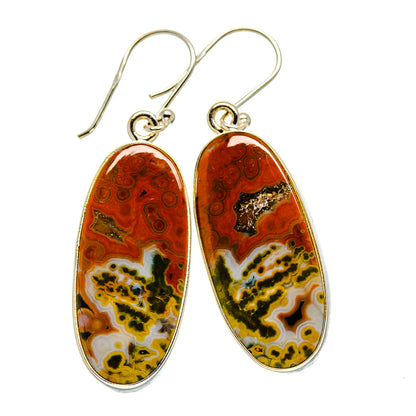 Ocean Jasper Earrings handcrafted by Ana Silver Co - EARR416037