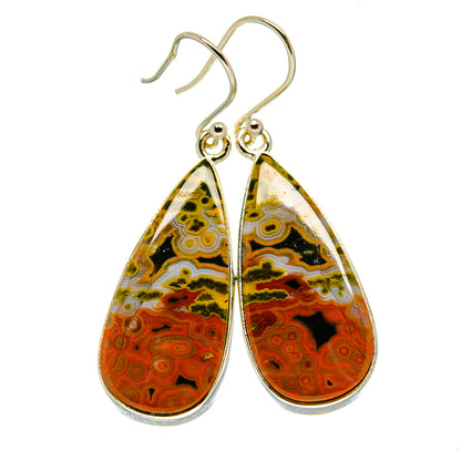 Ocean Jasper Earrings handcrafted by Ana Silver Co - EARR416038