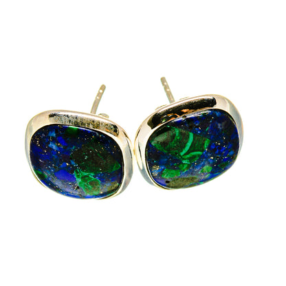 Azurite Earrings handcrafted by Ana Silver Co - EARR416058
