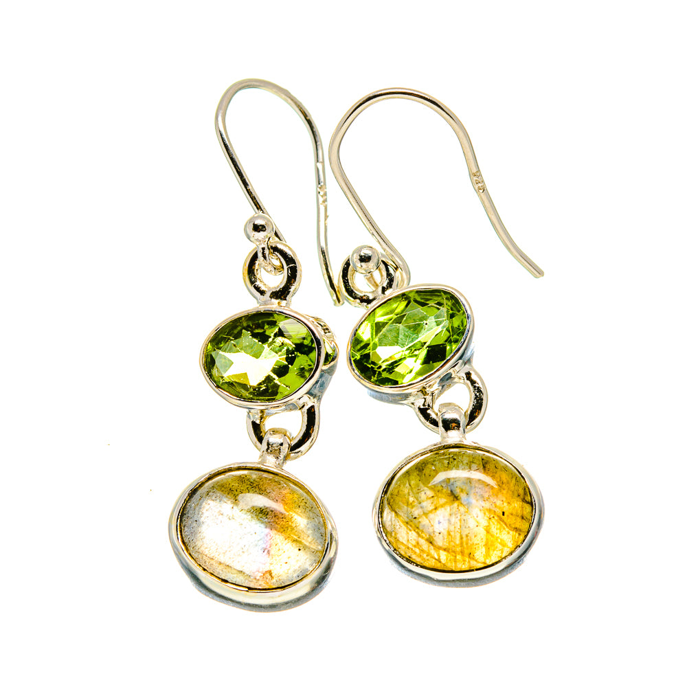 Labradorite Earrings handcrafted by Ana Silver Co - EARR416062