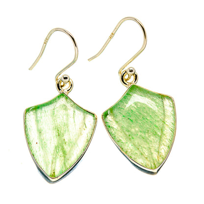 Prehnite Earrings handcrafted by Ana Silver Co - EARR416065