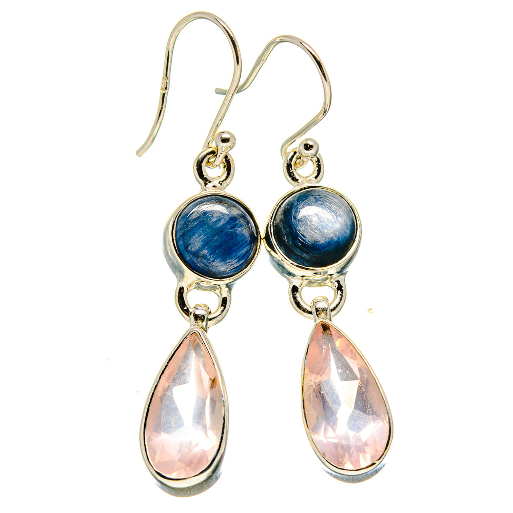 Rose Quartz Earrings handcrafted by Ana Silver Co - EARR416067