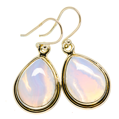 Blue Lace Agate Earrings handcrafted by Ana Silver Co - EARR416070