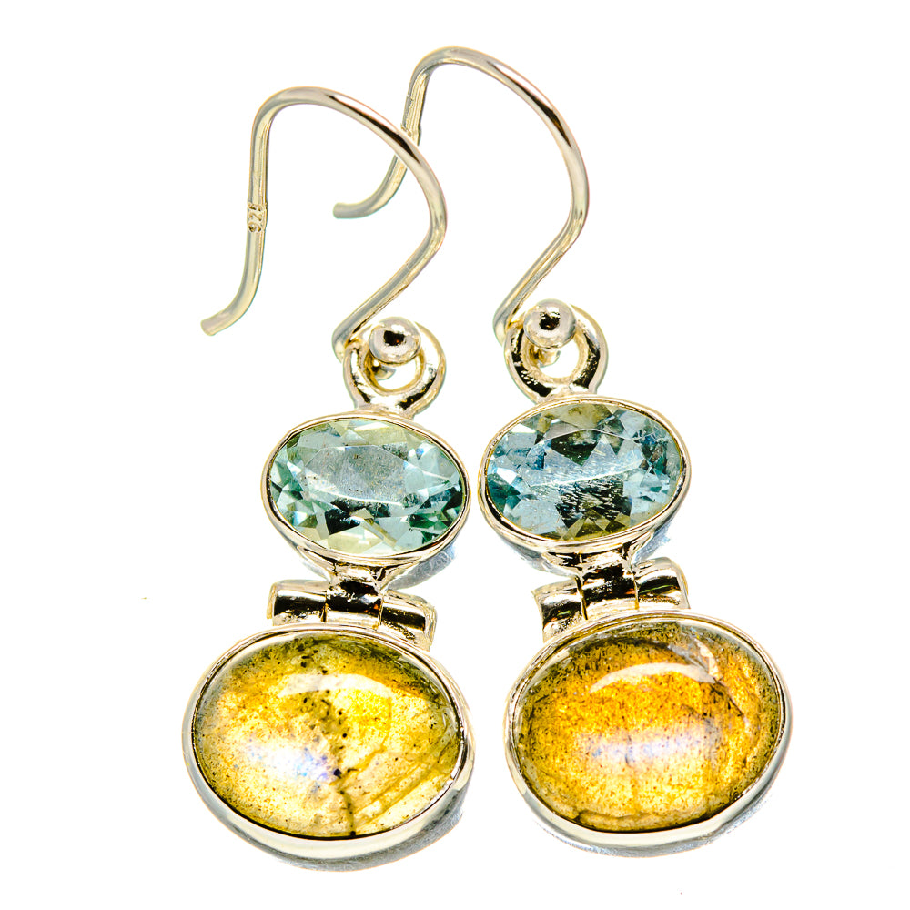 Labradorite Earrings handcrafted by Ana Silver Co - EARR416080