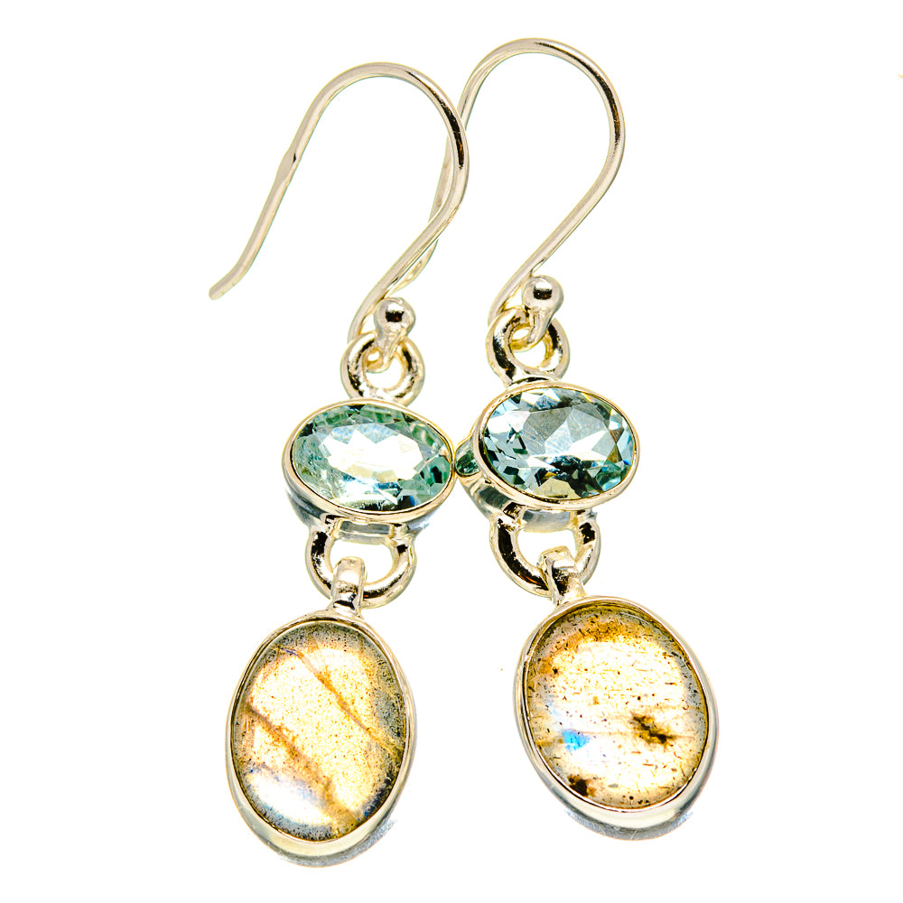 Labradorite Earrings handcrafted by Ana Silver Co - EARR416088
