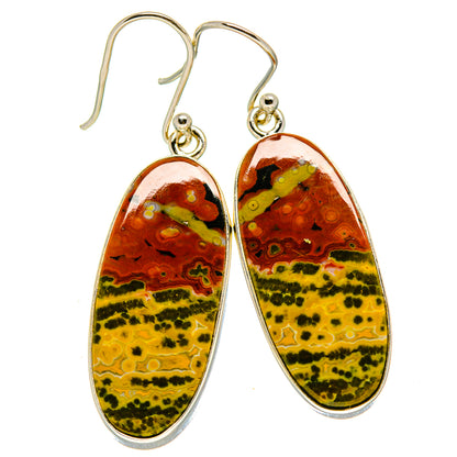 Ocean Jasper Earrings handcrafted by Ana Silver Co - EARR416099