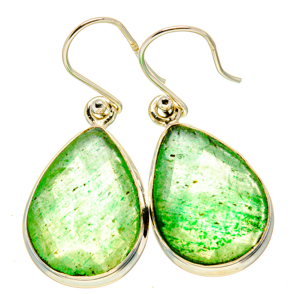 Green Aventurine Earrings handcrafted by Ana Silver Co - EARR416102