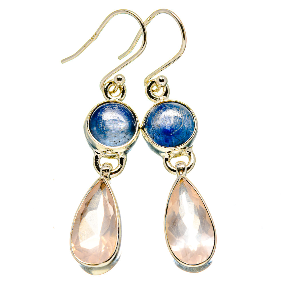 Rose Quartz Earrings handcrafted by Ana Silver Co - EARR416108