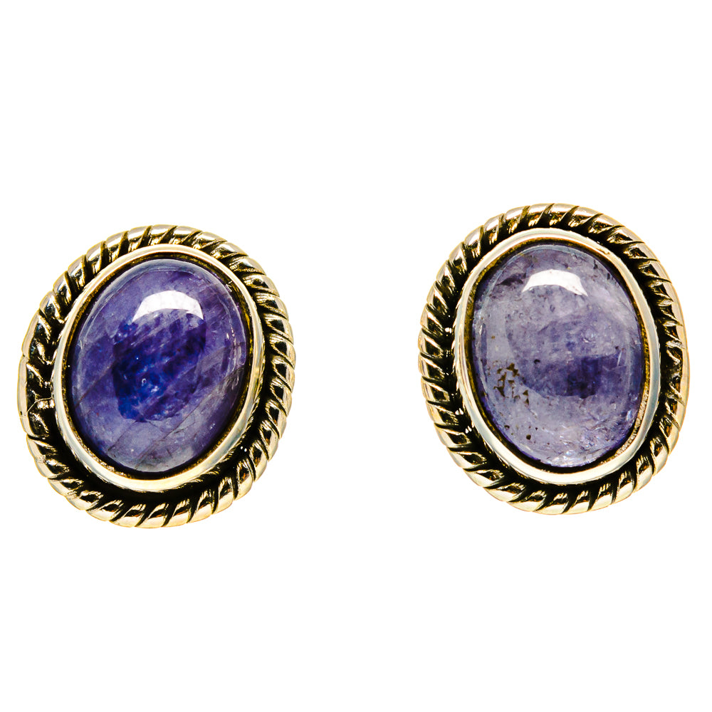 Tanzanite Earrings handcrafted by Ana Silver Co - EARR416134