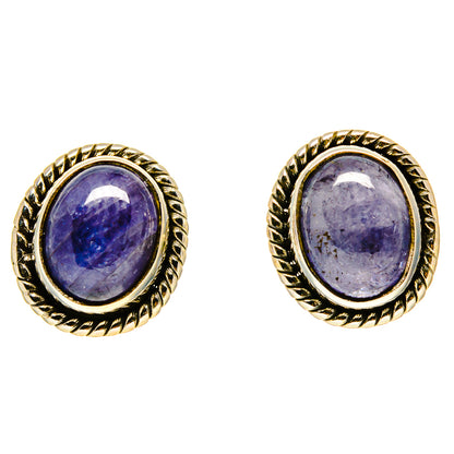Tanzanite Earrings handcrafted by Ana Silver Co - EARR416134