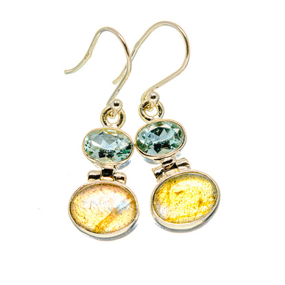 Labradorite Earrings handcrafted by Ana Silver Co - EARR416144