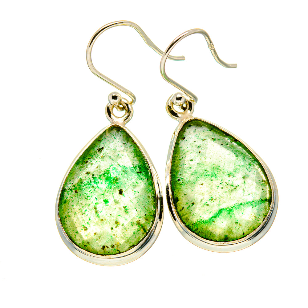 Green Aventurine Earrings handcrafted by Ana Silver Co - EARR416145