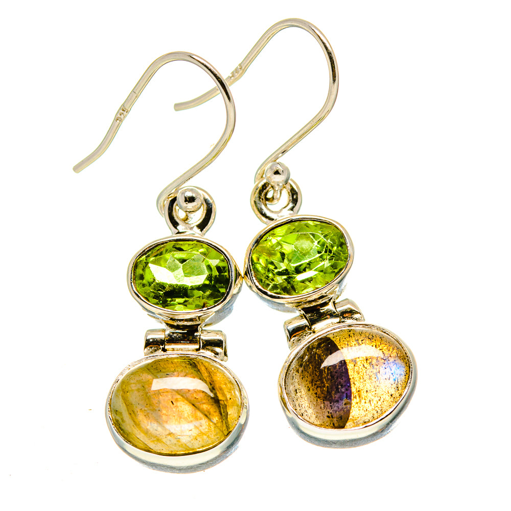 Labradorite Earrings handcrafted by Ana Silver Co - EARR416147