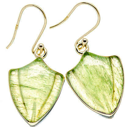 Prehnite Earrings handcrafted by Ana Silver Co - EARR416168