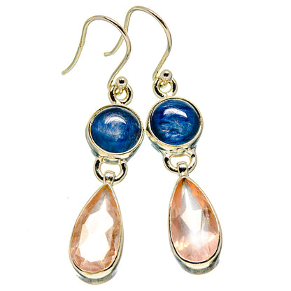 Rose Quartz Earrings handcrafted by Ana Silver Co - EARR416170
