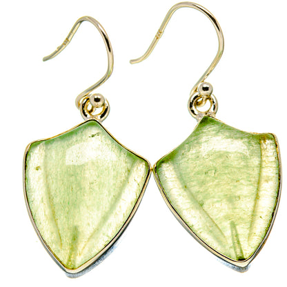 Prehnite Earrings handcrafted by Ana Silver Co - EARR416173