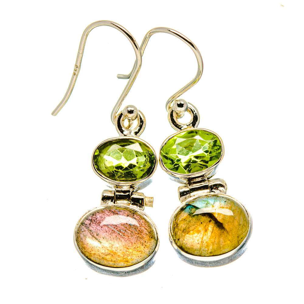 Labradorite Earrings handcrafted by Ana Silver Co - EARR416183