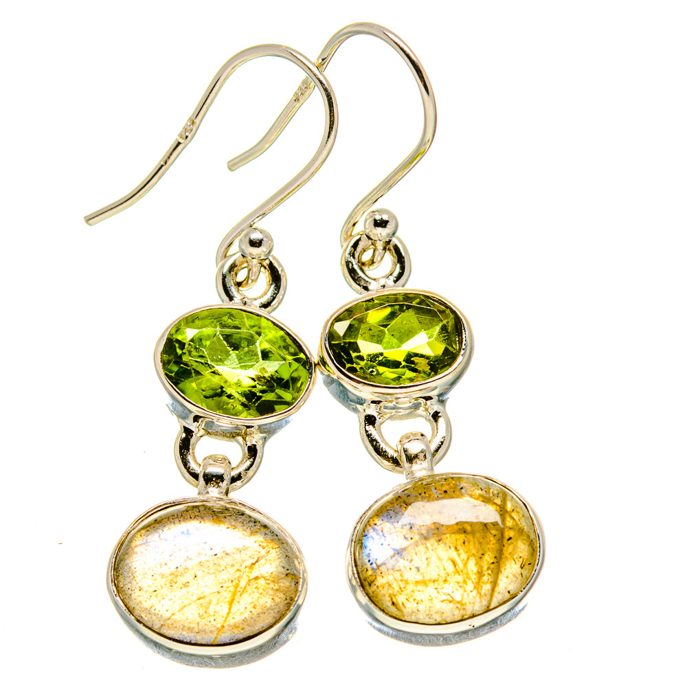 Labradorite Earrings handcrafted by Ana Silver Co - EARR416185