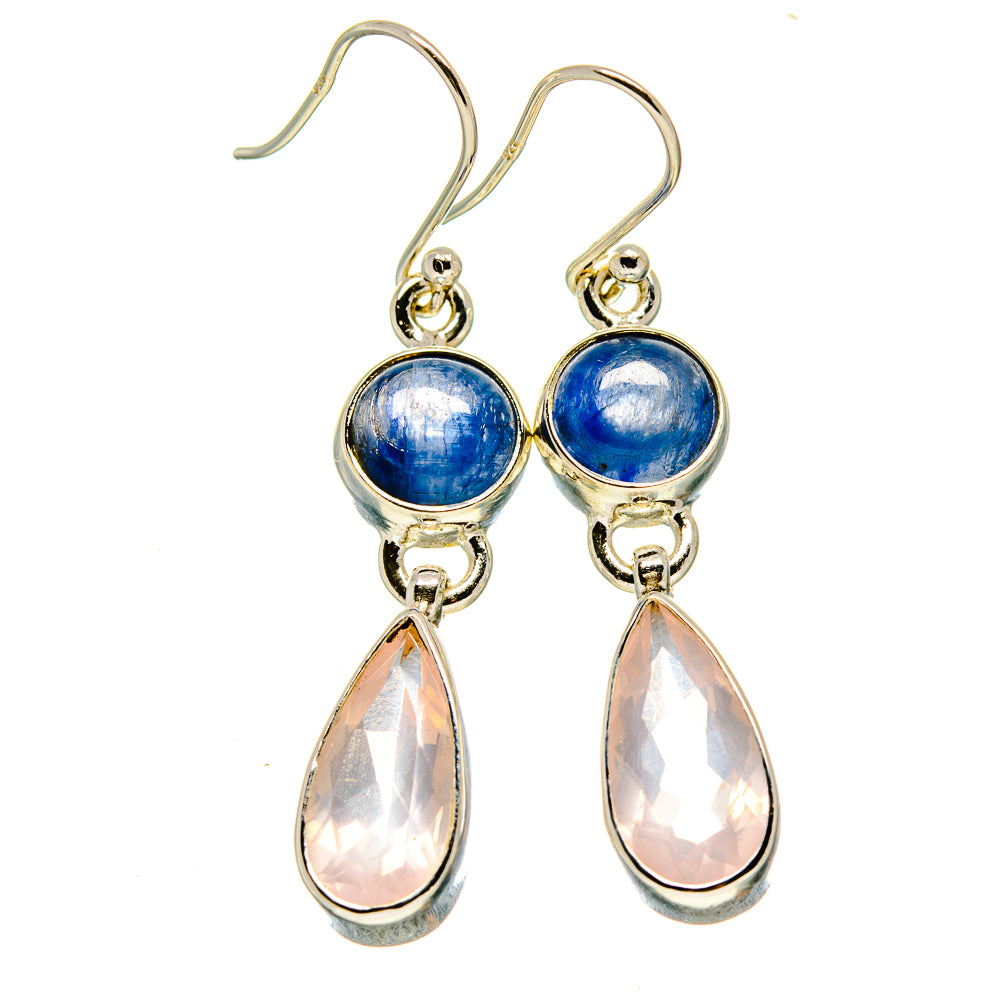 Rose Quartz Earrings handcrafted by Ana Silver Co - EARR416188