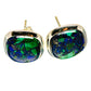 Malachite In Chrysocolla Earrings handcrafted by Ana Silver Co - EARR416199