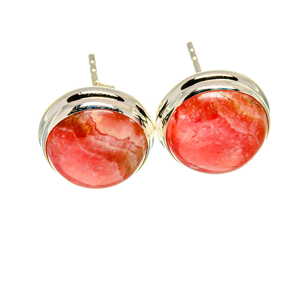 Rhodochrosite Earrings handcrafted by Ana Silver Co - EARR416200