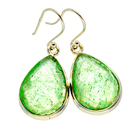 Green Aventurine Earrings handcrafted by Ana Silver Co - EARR416204