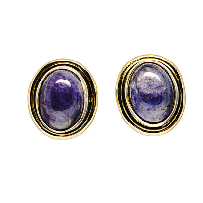 Tanzanite Earrings handcrafted by Ana Silver Co - EARR416209
