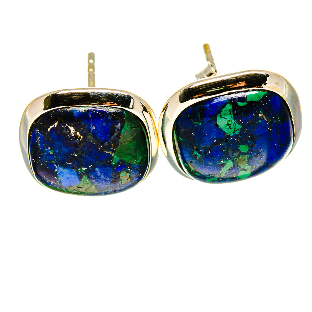 Azurite Earrings handcrafted by Ana Silver Co - EARR416211