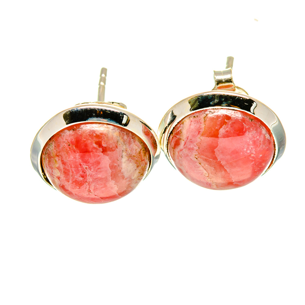 Rhodochrosite Earrings handcrafted by Ana Silver Co - EARR416212