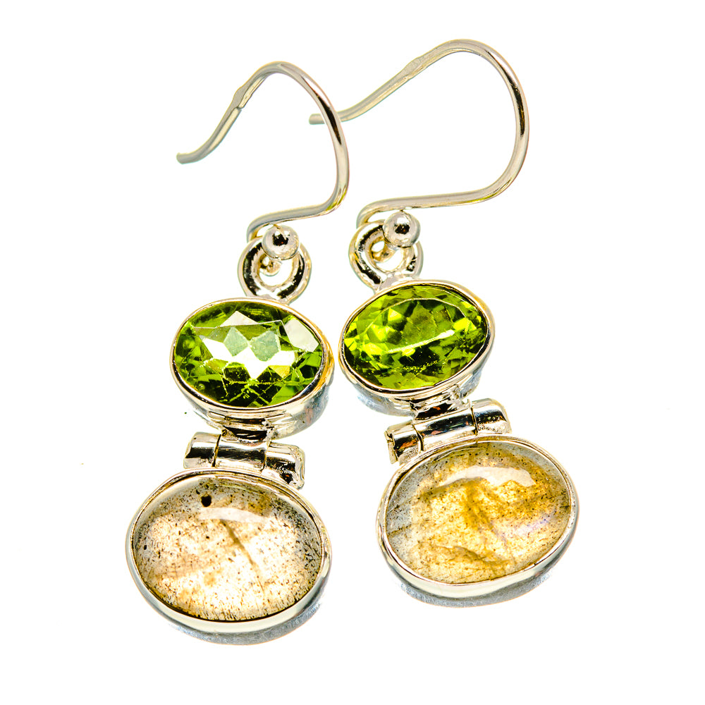 Labradorite Earrings handcrafted by Ana Silver Co - EARR416220