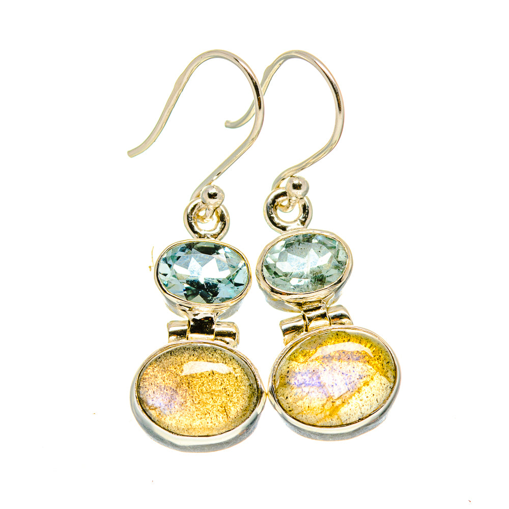 Labradorite Earrings handcrafted by Ana Silver Co - EARR416236