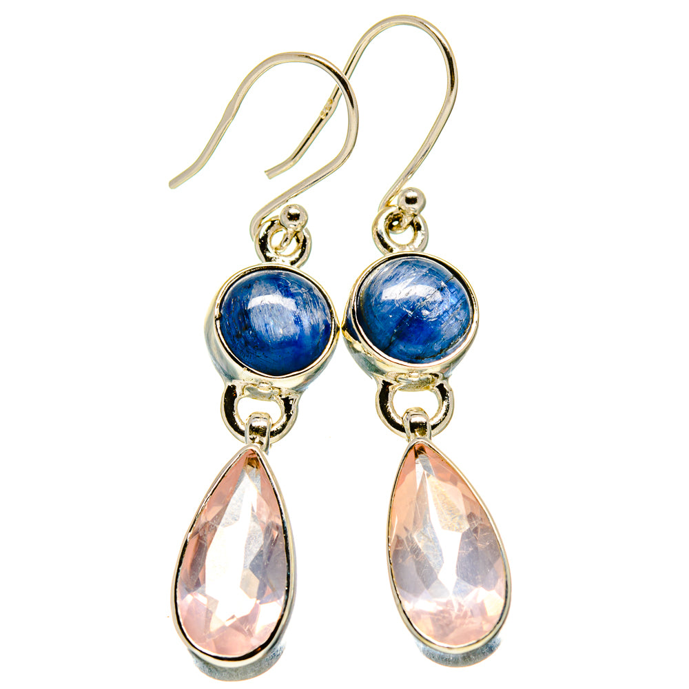 Rose Quartz Earrings handcrafted by Ana Silver Co - EARR416238