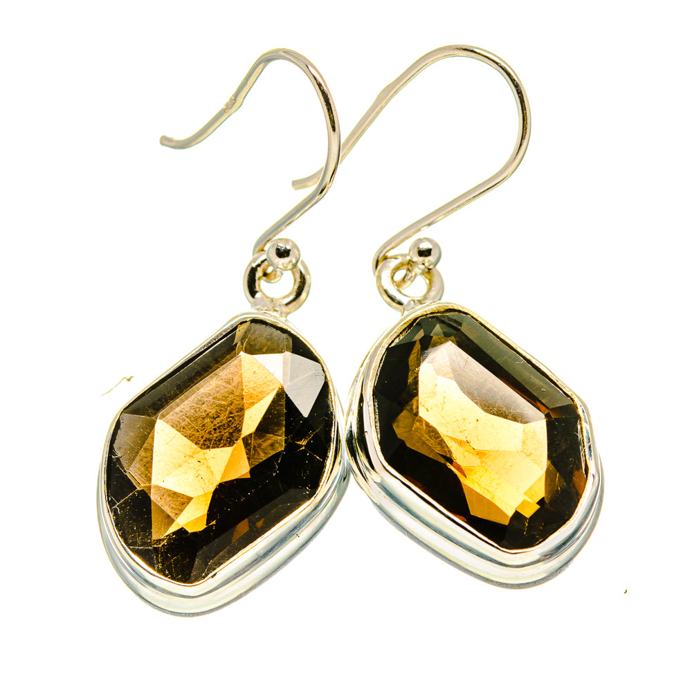 Smoky Quartz Earrings handcrafted by Ana Silver Co - EARR416240
