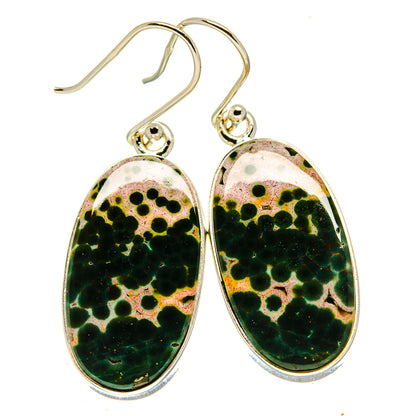 Ocean Jasper Earrings handcrafted by Ana Silver Co - EARR416250