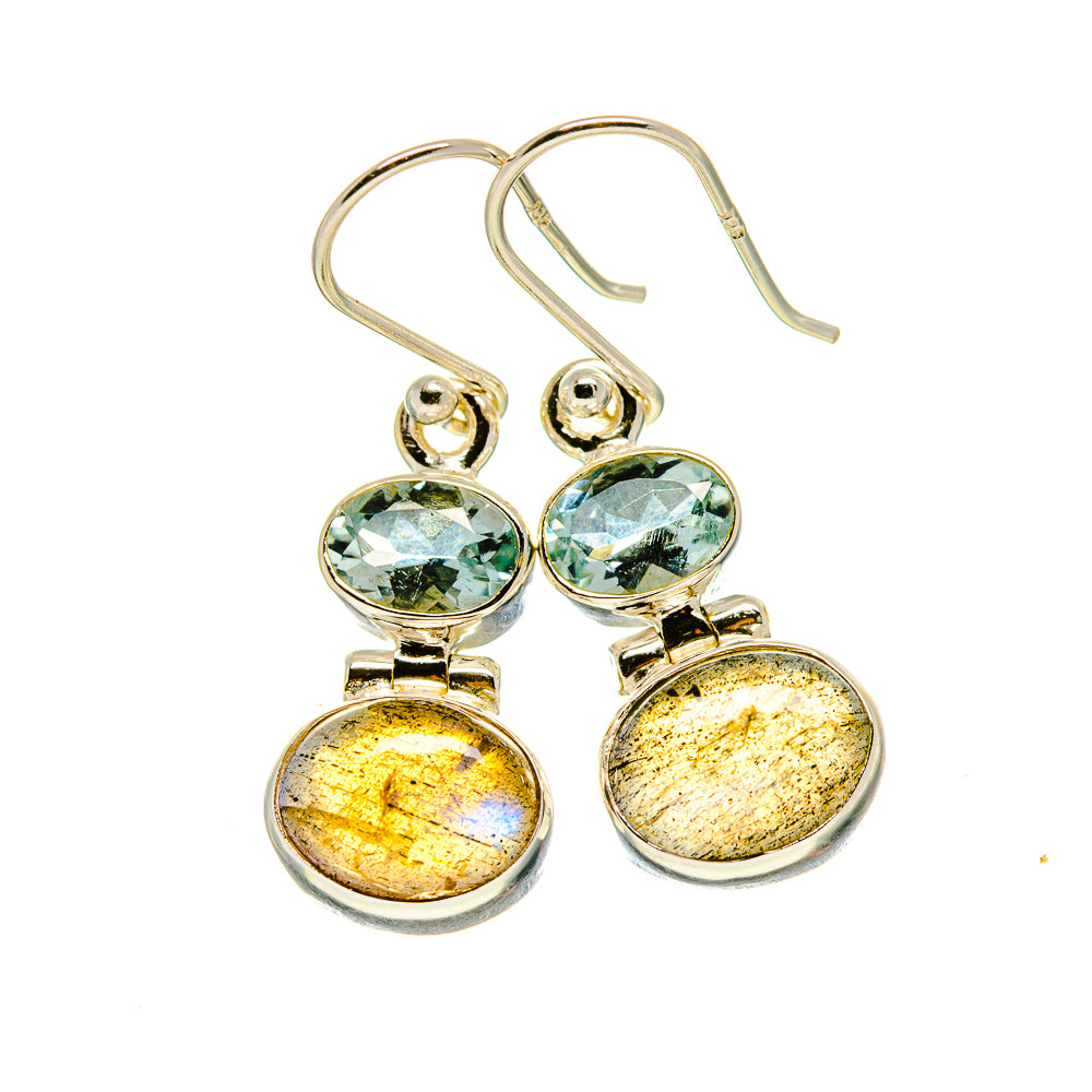 Labradorite Earrings handcrafted by Ana Silver Co - EARR416263