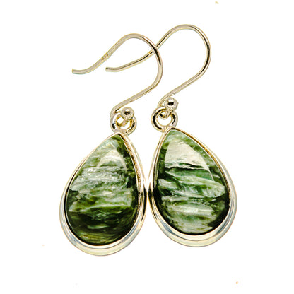 Seraphinite Earrings handcrafted by Ana Silver Co - EARR416264