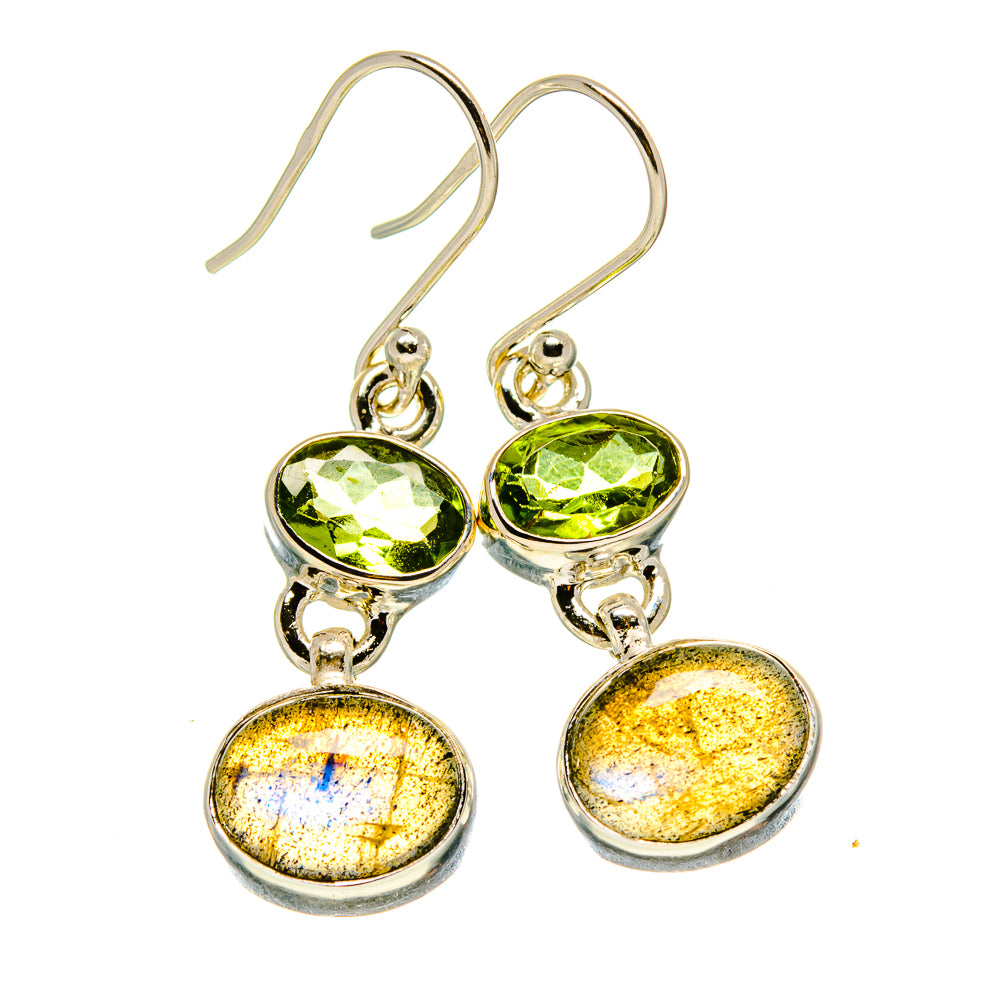 Labradorite Earrings handcrafted by Ana Silver Co - EARR416268