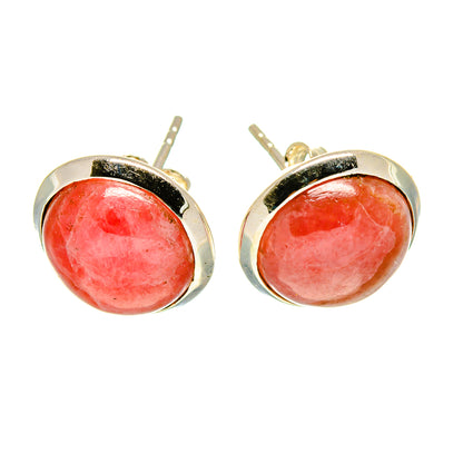 Rhodochrosite Earrings handcrafted by Ana Silver Co - EARR416279