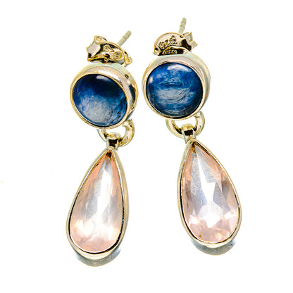 Rose Quartz Earrings handcrafted by Ana Silver Co - EARR416292