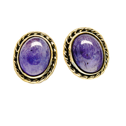 Tanzanite Earrings handcrafted by Ana Silver Co - EARR416295