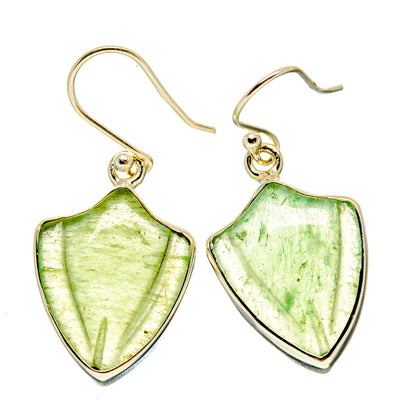Prehnite Earrings handcrafted by Ana Silver Co - EARR416302